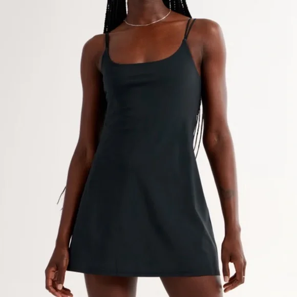 Abercrombie — Traveler Mini Dress – Size Small Tall — Black — NWOT - Picture 9 of 15